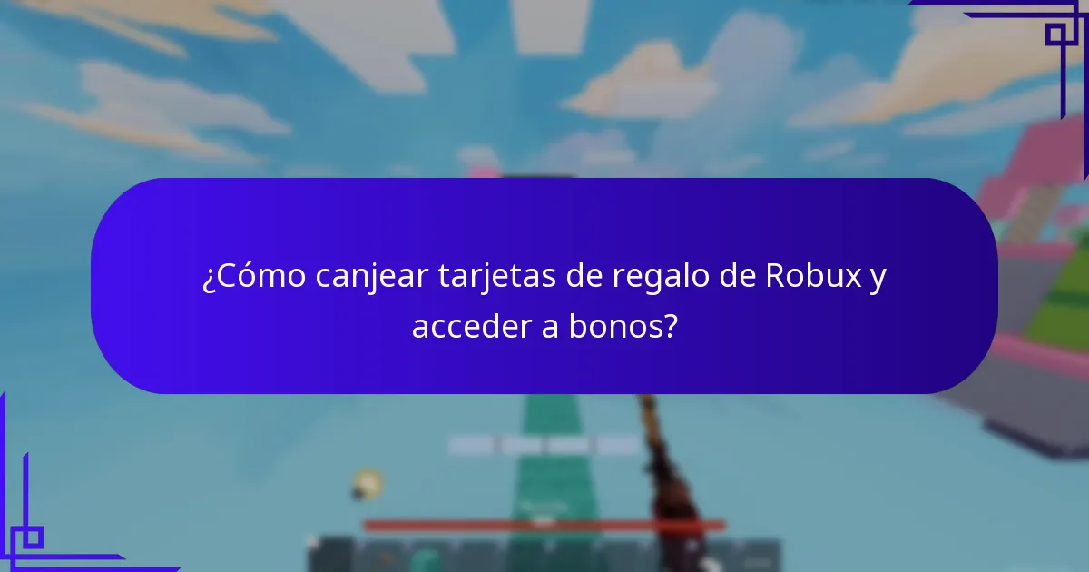 ¿Cómo puedo comprar tarjetas de regalo de Robux con bonos?