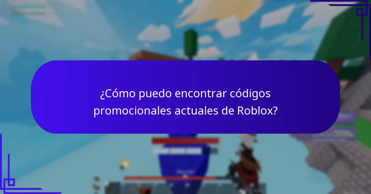 ¿Cómo puedo encontrar códigos promocionales actuales de Roblox?