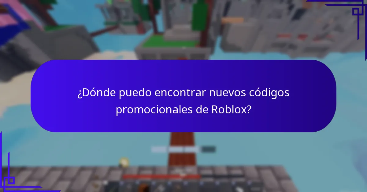 ¿Qué códigos promocionales de Roblox están actualmente disponibles?